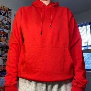Red Champion Hoodie